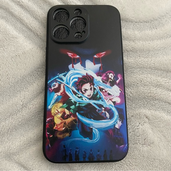 Demon Slayer anime manga phone case fit for Iphone 14 pro max - Picture 1 of 6